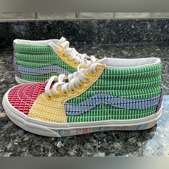 Vans Limited Edition Sk8 Pride Midi Too Sneakers Mens 5.5 / Women’s 7 LGBTQ - Picture 5 of 15